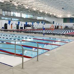 Arvada Aquatics Center  - Auxiliary Lanes (from the AAC website)