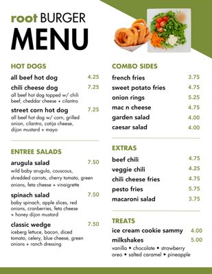 Menu photo 3 Root Burger Goleta, CA Menu photo 3 Root Burger Goleta, CA