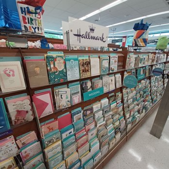 Walgreens - a display of greeting cards in a store - Drugstores Near Me - Oceanside, California