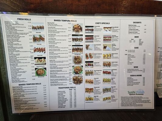 Menu photo 4 Sushi Fresh Japanese Restaurant Camarillo, CA