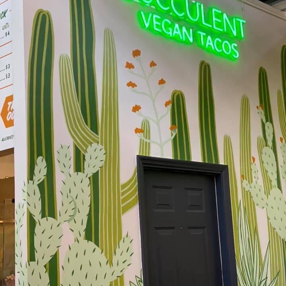 Succulent Vegan Tacos - Neon sign - Tacos Near Me - Nashville, Tennessee