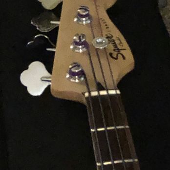 Gilliam Music - Squier Jazz bass restrung with LaBella nylon tapewounds. - Musical Instruments & Teachers Near Me - Norman, Oklahoma Gilliam Music - Squier Jazz bass restrung with LaBella nylon tapewounds. - Musical Instruments & Teachers Near Me - Norman, Oklahoma