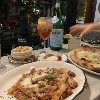 Monello - Penne Ragú with mushroom truffle pizza - Italian Near Me - San Diego, California Monello - Penne Ragú with mushroom truffle pizza - Italian Near Me - San Diego, California