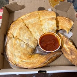 Amore Pizzeria - Delicious calzone add ground beef