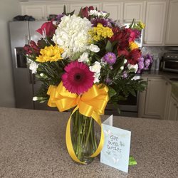 Flowers By Dena - Thank you for delivering such a beautiful arrangement with a same day delivery. I appreciate your professionalism!