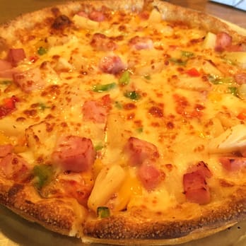 Pizza Central USA - Toppings: peppers, ham, pineapple. Perfect - Italian Near Me - Evans, Georgia Pizza Central USA - Toppings: peppers, ham, pineapple. Perfect - Italian Near Me - Evans, Georgia