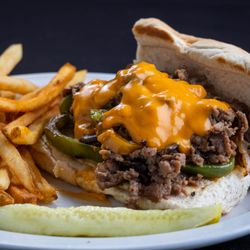 The StoneYard Greenville - Philly Cheesesteak