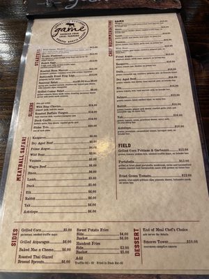 Menu photo 7 Game Louisville, KY Menu photo 7 Game Louisville, KY