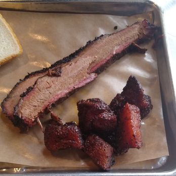 Heim Barbecue - 10.00 Sampler minus the Ribs. Only offered weekdays before 5:30 pm - Barbeque Near Me - Fort Worth, Texas