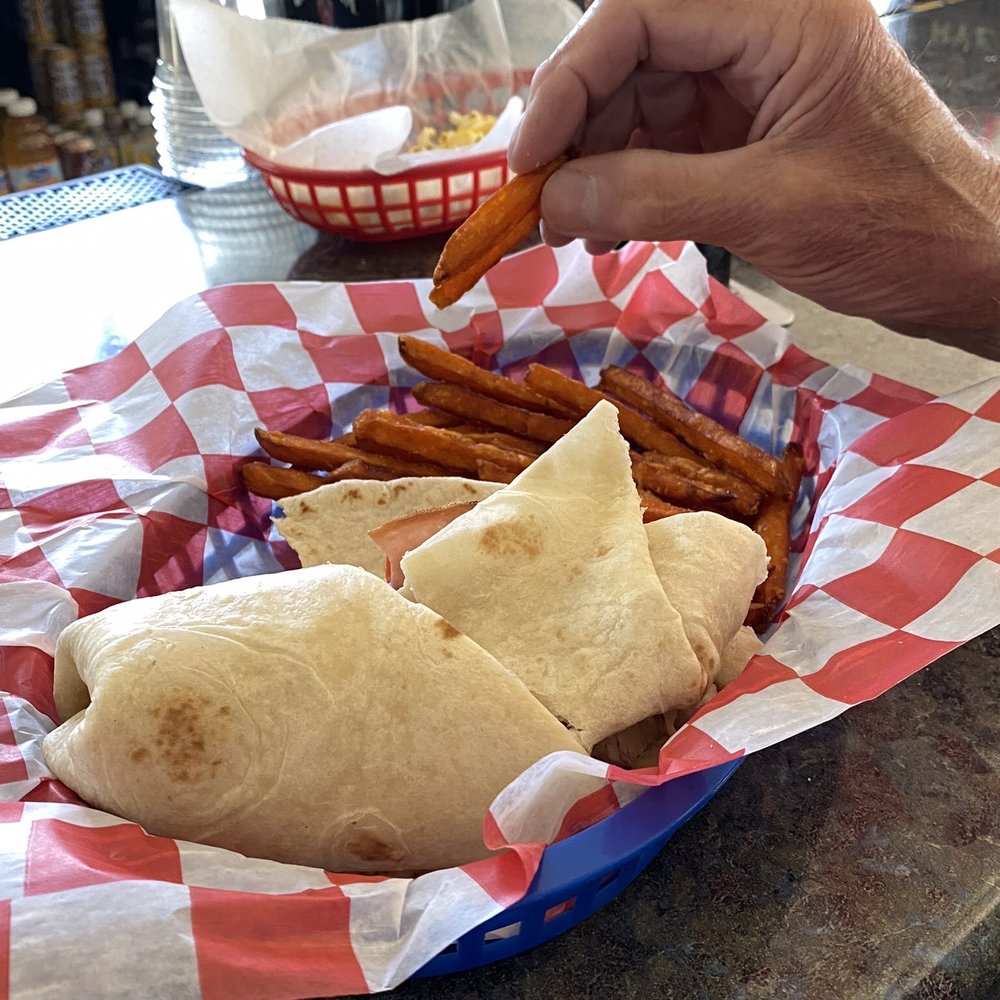 Barb-B’s - Chicken cordon blue wrap - American Near Me - Mosinee, Wisconsin Barb-B’s - Chicken cordon blue wrap - American Near Me - Mosinee, Wisconsin