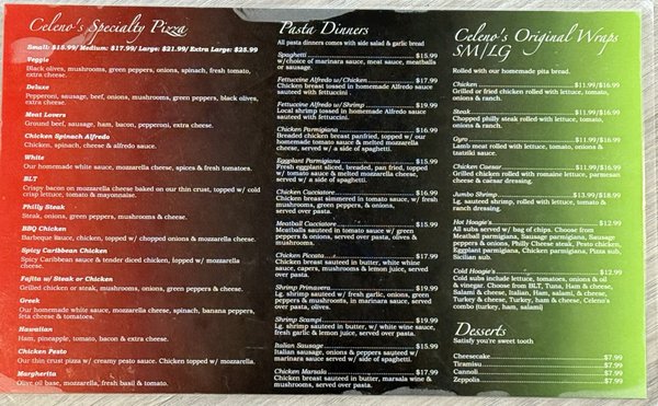 Menu photo 3 Celeno’s Bistro Jacksonville, FL