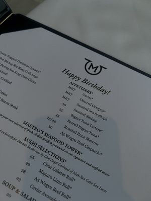 Menu photo 7 Mastro's Ocean Club Miami, FL Menu photo 7 Mastro's Ocean Club Miami, FL