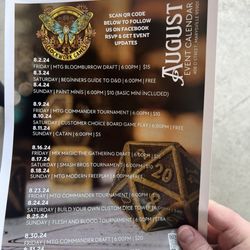 Clockwork Games - Events list