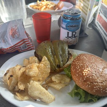 Pickle's Place - Tijuana burger  with green chile from NM! - Burgers Near Me - Arco, Idaho