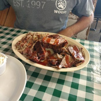 The Fillin Station - The sampler platter. Yum! - Barbeque Near Me - Lampe, Missouri The Fillin Station - The sampler platter. Yum! - Barbeque Near Me - Lampe, Missouri