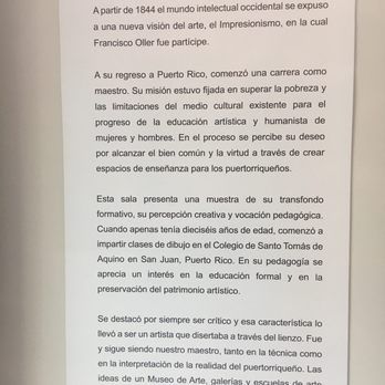 Museo de Arte Francisco Oller - Synopsis of Oller's work and mission. - Art Galleries Near Me - Bayamón, Puerto Rico Museo de Arte Francisco Oller - Synopsis of Oller's work and mission. - Art Galleries Near Me - Bayamón, Puerto Rico