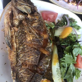 Mariscos Choix - Mojarra Frita w/ Side Salad - Seafood Near Me - Downey, California
