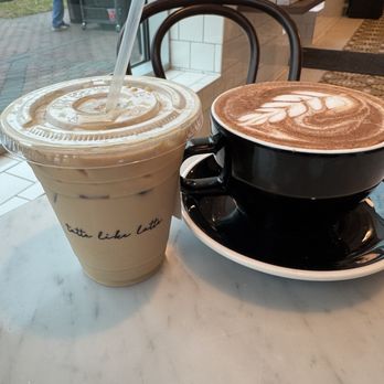 Tatte Bakery & Cafe | Garden City - Iced latte and a hot chocolate - Bakeries Near Me - Garden City, New York Tatte Bakery & Cafe | Garden City - Iced latte and a hot chocolate - Bakeries Near Me - Garden City, New York