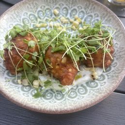Insane in the membrane corn fritters