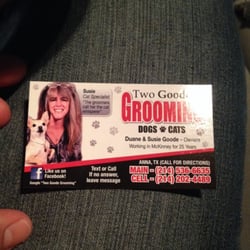 Two Goode Grooming - Business card