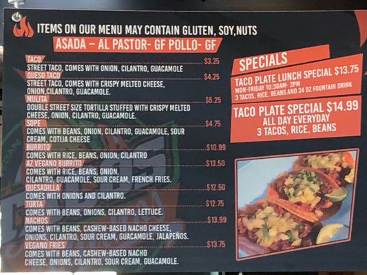 Menu photo 7 Tacos Veganos Phoenix, AZ