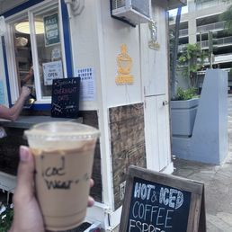 White chocolate mocha coconut latte