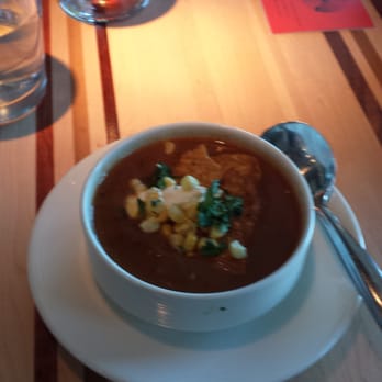 Root Down DIA - Colorado chille soup - New American Near Me - Denver, Colorado Root Down DIA - Colorado chille soup - New American Near Me - Denver, Colorado