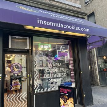 Insomnia Cookies - Storefront - Food Delivery Services Near Me - New York, New York Insomnia Cookies - Storefront - Food Delivery Services Near Me - New York, New York