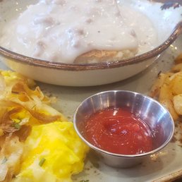 Biscuits & Turkey Sausage Gravy With Eggs Biscuits & Turkey Sausage Gravy With Eggs