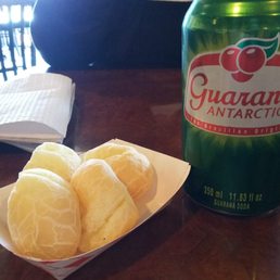 Brazilian cheese roll and Brazilian soda Brazilian cheese roll and Brazilian soda
