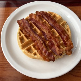 Sandy Springs Diner - Belgian waffles and bacon. - American Near Me - Atlanta, Georgia Sandy Springs Diner - Belgian waffles and bacon. - American Near Me - Atlanta, Georgia