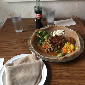 Cafe Selam - Lamb Tibs and injera - Ethiopian Near Me - Seattle, Washington
