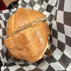 Taqueria El Barrigon - Choriqueso Torta