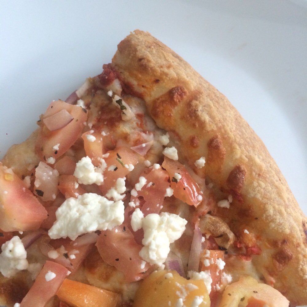 JP Pizzeria - Bruschetta pizza with added feta from JP pizzeria. Very flavourful on a fresh crust and delivered fast - Pizza Near Me - Mississauga, Ontario JP Pizzeria - Bruschetta pizza with added feta from JP pizzeria. Very flavourful on a fresh crust and delivered fast - Pizza Near Me - Mississauga, Ontario