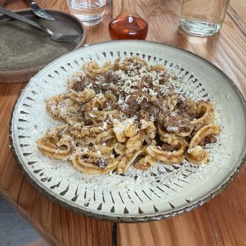 Pizza 4P's - Casarecce with Beef & Pork Ragù - Pizza Near Me - Brooklyn, New York Pizza 4P's - Casarecce with Beef & Pork Ragù - Pizza Near Me - Brooklyn, New York