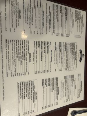 Menu photo 2 McLean Family Restaurant McLean, VA