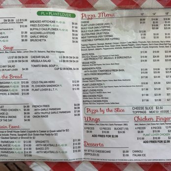 Santina’s Pizzeria - Menu (center) - Pizza Near Me - Las Vegas, Nevada