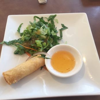 Mint Thai Kitchen - Lunch portion salad and egg roll - Thai Near Me - Houston, Texas Mint Thai Kitchen - Lunch portion salad and egg roll - Thai Near Me - Houston, Texas