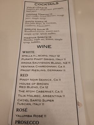 Menu photo 3 Spruce on Blackbridge York, PA