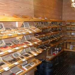 Fort Myers Beach Smoke Shop - Inside our humidor.