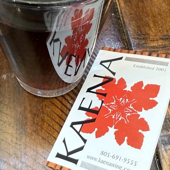 Industrial Eats - nice wine from Kaena - Pizza Near Me - Buellton, California