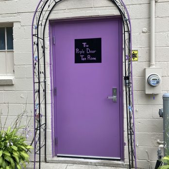The Purple Door Tea Room - Entrance - Tea Rooms Near Me - Ferndale, Michigan