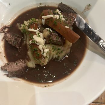 Bonfire Grill - Braised beef dish - New American Near Me - Tomball, Texas Bonfire Grill - Braised beef dish - New American Near Me - Tomball, Texas