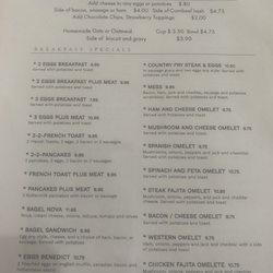 Cooper Diner - Menu