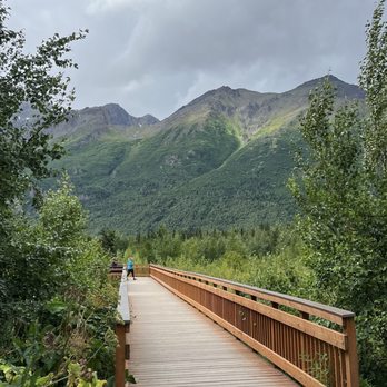 Eagle River Nature Center - Boardwalk over wetlands - Hiking Near Me - Eagle River, Alaska