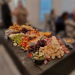 Moon Garden - A charcuterie table large enough to feed at least 50 people for a catered event