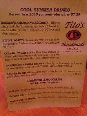 Menu photo 3 Macado's Lynchburg, VA Menu photo 3 Macado's Lynchburg, VA