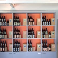 Coromandel Mussel Kitchen - Wall of beer
