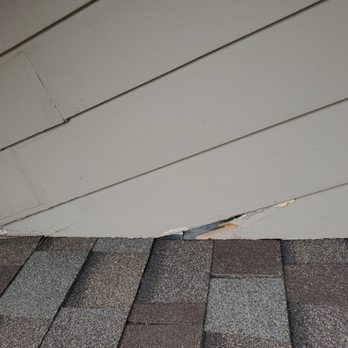 Titan Exteriors - Piece of siding was actually missing. - Roofing Near Me - Papillion, Nebraska Titan Exteriors - Piece of siding was actually missing. - Roofing Near Me - Papillion, Nebraska