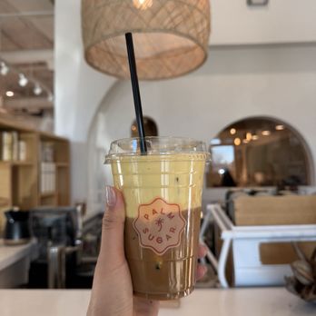 Palm Sugar - Mango Cream Latte - Coffee & Tea Near Me - Las Vegas, Nevada Palm Sugar - Mango Cream Latte - Coffee & Tea Near Me - Las Vegas, Nevada